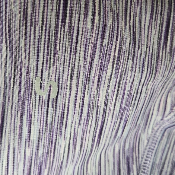 Shosho Purple Space Dye Print High Waisted Legging Size Large - Picture 4 of 6